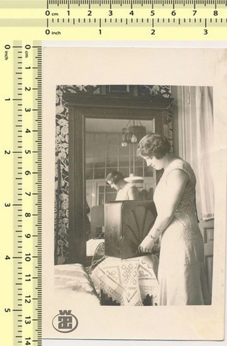 1932 art decò donna con - decò,