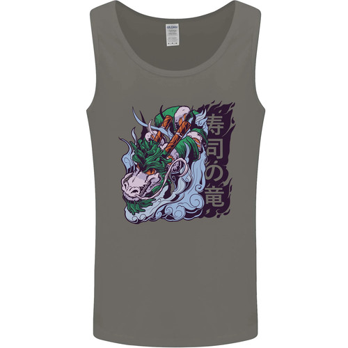 Sushi dragon uomo canotta - sushi,
