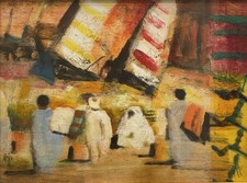 SALVATORE MAGAZZINI: Olio su