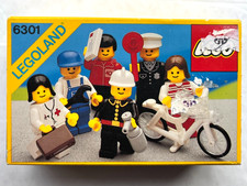 £146 NUOVO SIGILLATO 1986 vintage ritirato 6301 Legoland town minifigure set