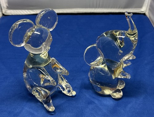 Coppia statuine vetri - di,