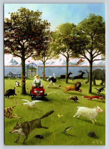 Cartolina gerhard glück art - gerhard,