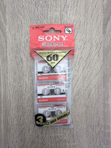 Sony microcassette set - microcassette, mc-60