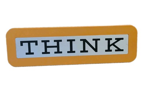 Ibm think sign - think, targa