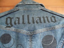 Giacca denim John Galliano