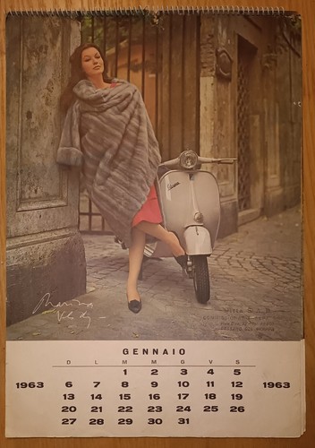 Vespa calendario piaggio - calendario,