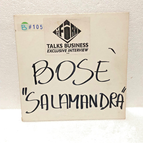 Miguel bose salamandra 33 - bose',