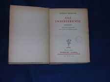 Alberto Moravia Gli indifferenti seconda Ed. Alpes 1929 Dal 5° al 10° migliaio