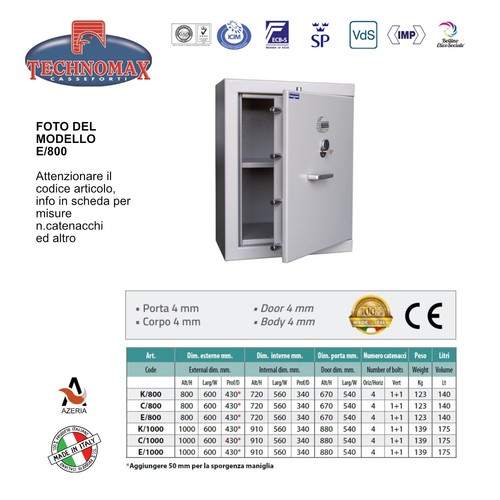 Armadio blindato 800 - armadio,