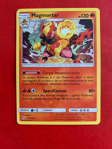 Lotto carte pokemon magmortar - pokemon,