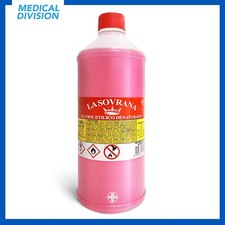 Alcol Etilico Denaturato rosa 90° gradi flacone da 1 litro - alcool
