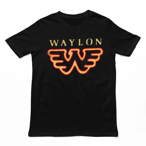 Shirt uomo waylon jennings - t-shirt,
