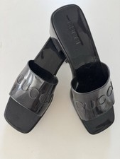 Gucci Black Rubber Logo