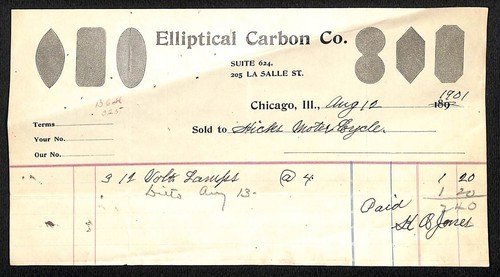 Fattura billhead 1901 - fattura,