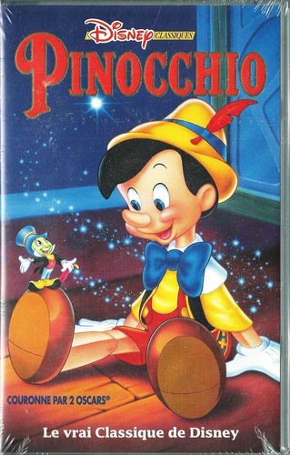 Cassette video vhs - vhs, pinocchio