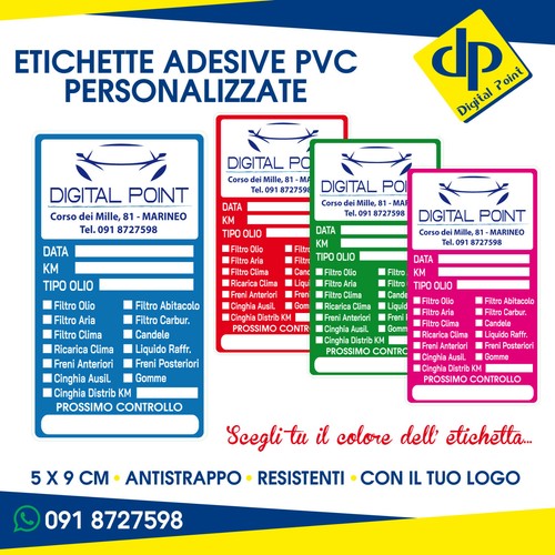 100 etichette adesive - etichette,