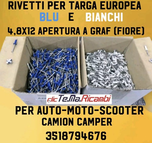 500 rivetto rivetti targa - rivetti,