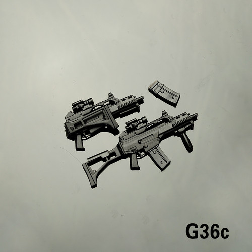 G36c fucile assalto scala - g36c, d'assalto