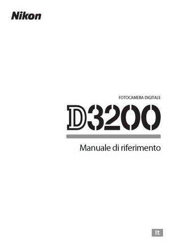 Per nikon d3200 manuale - nikon,