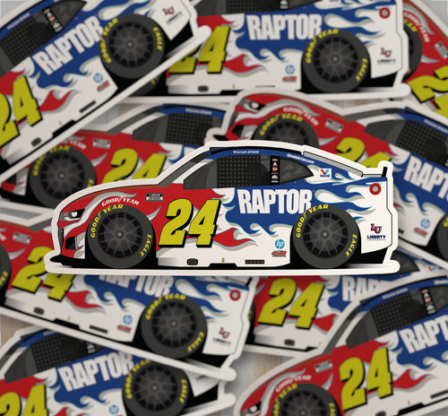 Adesivo 2026 nascar william - nascar,