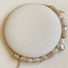 Dodo Pomellato Bracciale Sabbia Rondelle Oro Rosa Granelli Argento Fuori Produz