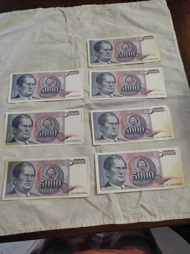 Banconote estere dinara 5000 - estere,