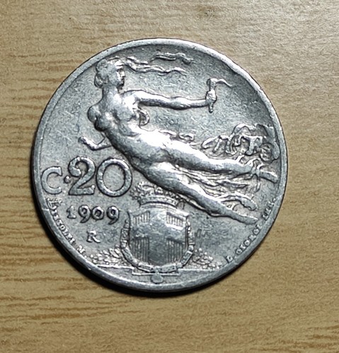 Centesimi 1909 librata - 20,