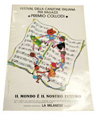 Festival Canzone Italiana Ragazzi Premio Collodi Spartiti 22 Brani Accordi Testi