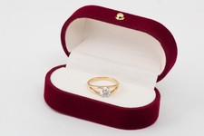 anello solitario donna oro