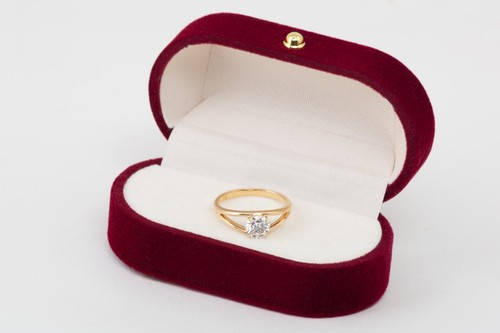 Anello solitario donna oro - solitario,