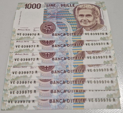 Banconote italia 1000 lire - banconote,