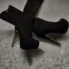 Stivali Gioiello Scamosciati