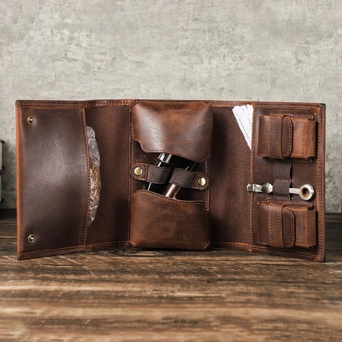Travel genuine leather tobacco - travel,