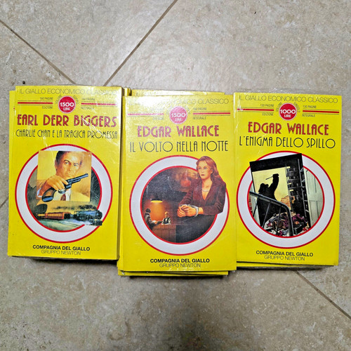 Lotto stock libri - lotto, giallo