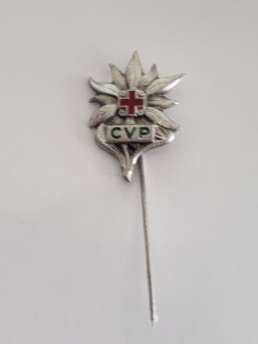 Spilla croce rossa - rossa, cvp