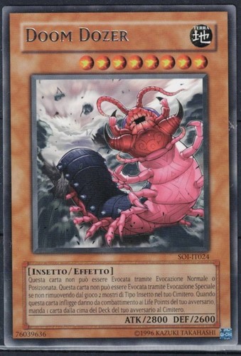Carta soi doom dozer - carta, yu-gi-ho