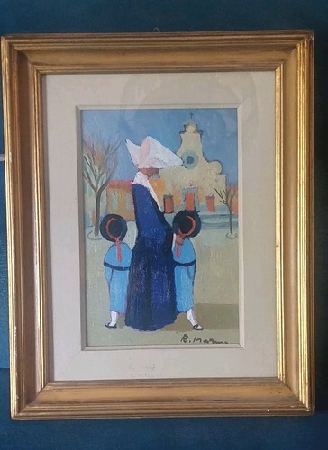 Dipinto olio cartone telato - dipinto,