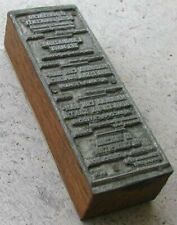 Clichè di stampa (opere grandi artisti), anni '50/'60