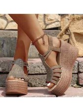 Sandali Espadrilles Zeppa 10