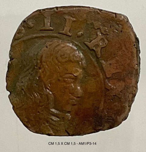 Soldino 1672 milano moneta - soldino, re
