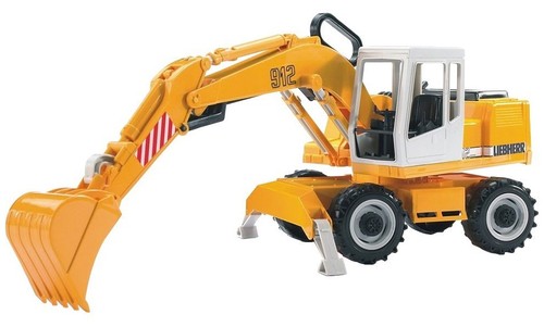 Bruder escavatore gommato - bruder,,