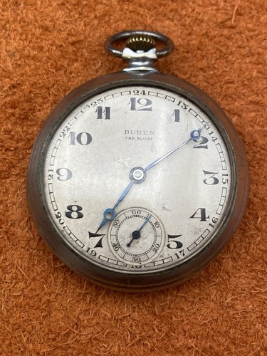 Montre poche gousset buren - montre,