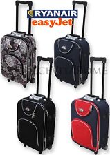 VALIGIA CON 2 RUOTE TELA BAGAGLIO A MANO CABINA TROLLEY LEGGERO RYANAIR EASY JET
