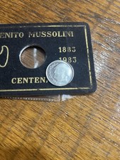 Moneta Centenario Benito mussolini