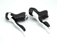 Set di cambi per bici da corsa Microshift 2x10 Speed LH/RH - Nuovo vecchio stock - Bianco MS-02
