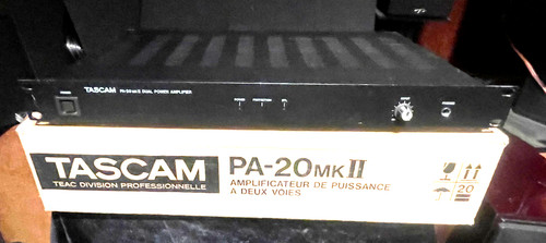 Tascam 20mkii amplificatore - tascam, pa-20mkii