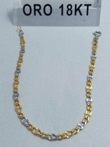 Bracciale oro giallo 750 18 - bracciale,