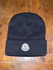 cappello Moncler, nero, di lana, taglia unica