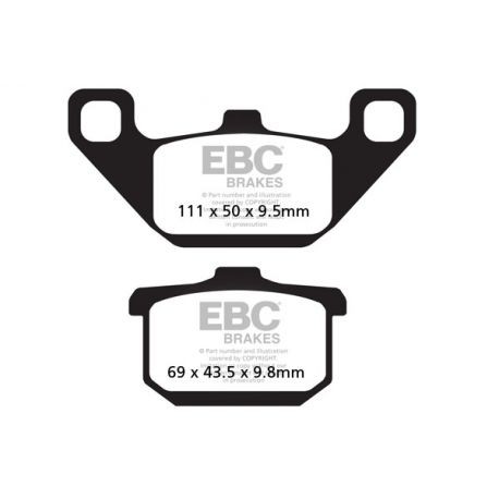 Pastiglie ebc fa085 - fa085, kawasaki