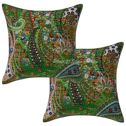 Kantha copricuscino boho - copricuscino,